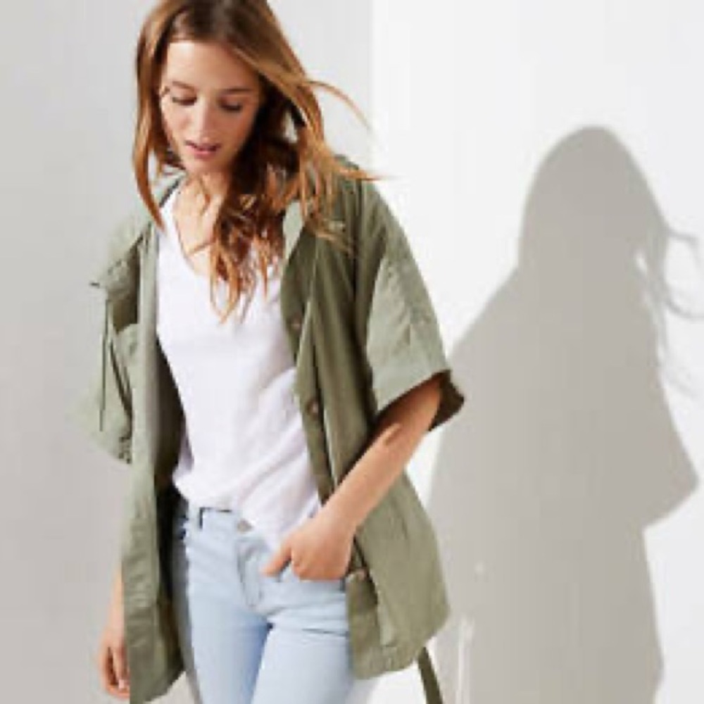 NWT Loft Hooded Poncho Jacket Style #:474246